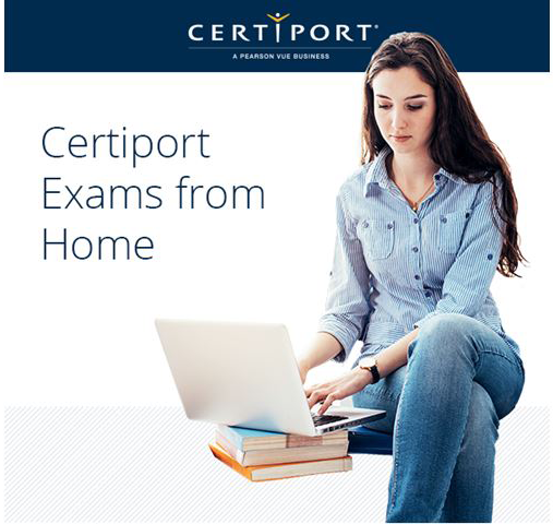 Certiport Exams from home