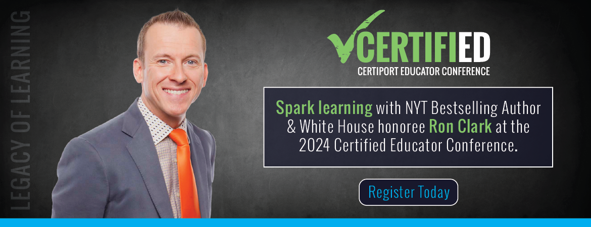 CERTIFIED: CERTIFIED Spark Learning with NYT Bestselling Author & White House honoree Ron Clark at the 2024 Certified Educator Conference.