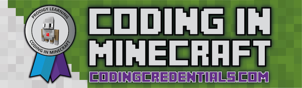 Coding in Minecraft, codingcredentials.com