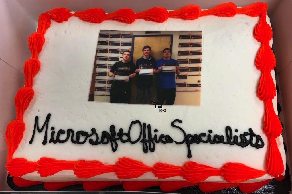 Microsoft Office Specialists Cake