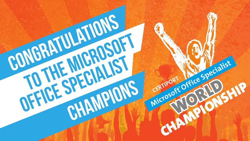 Announcing the 2022 Microsoft Office Specialist World Champions