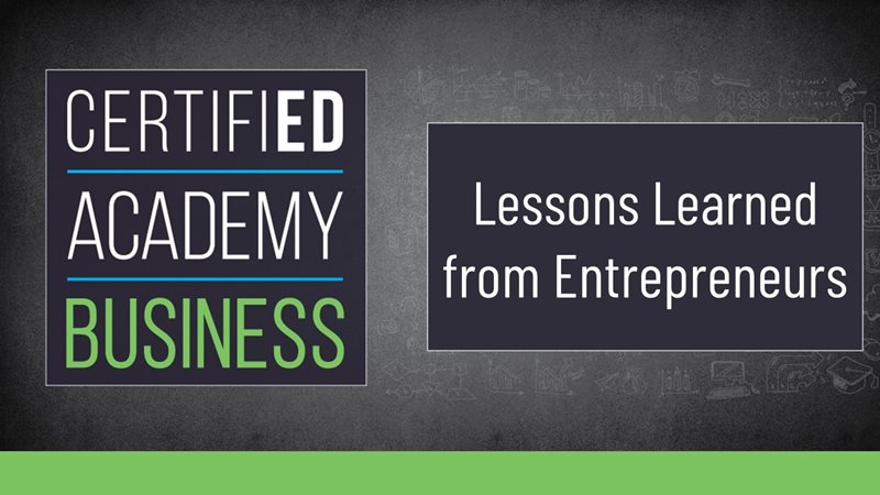 Learn from Entrepreneurs