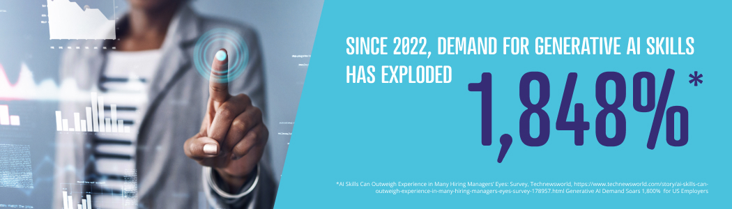 1848%: Since 2022, demand for generative AI skills has exploded 1,848%