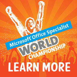 Learn more about the Certiport Microsoft Office Specialist World Championship