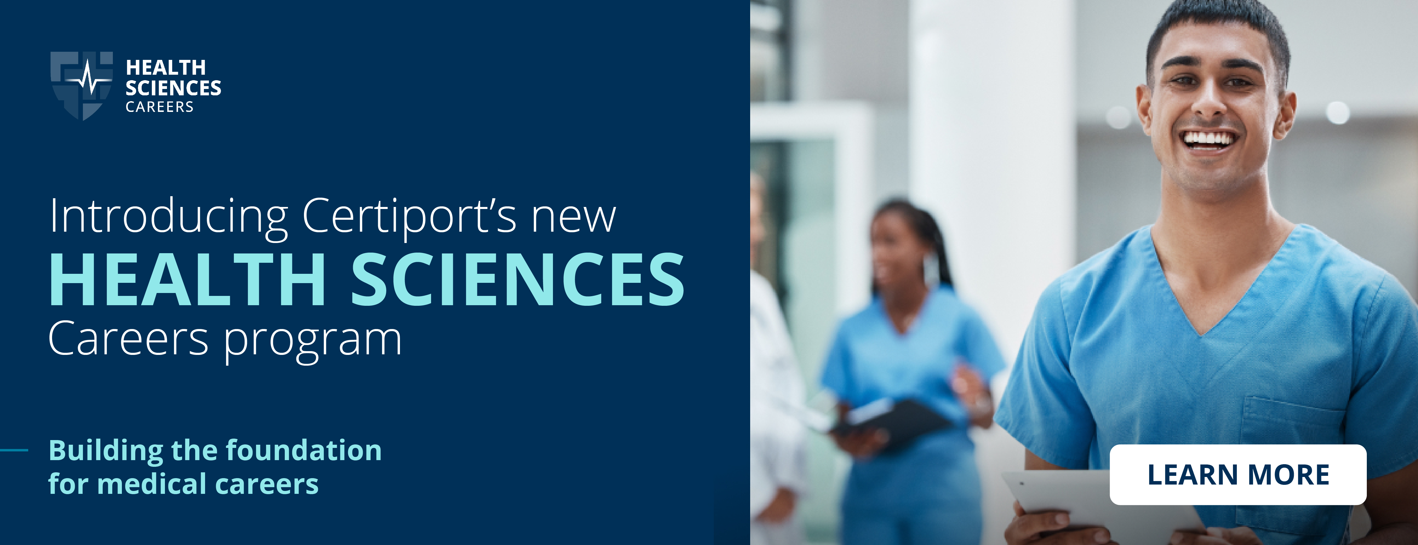 Health Sciences: Introducing Certiport's new Health Sciences Careers program. Building the foundation for medical careers.&nbsp;